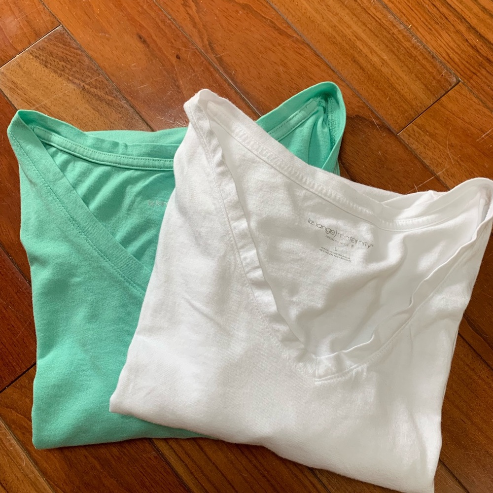 Liz Lange Maternity T-Shirts (set of two)